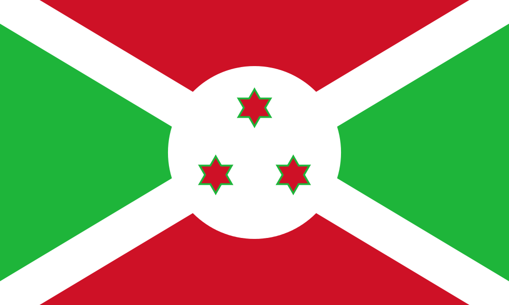 Burundi - Landesflagge