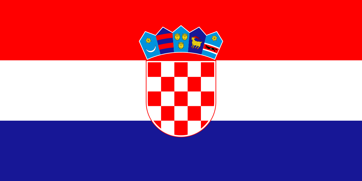 Kroatien - Landesflagge