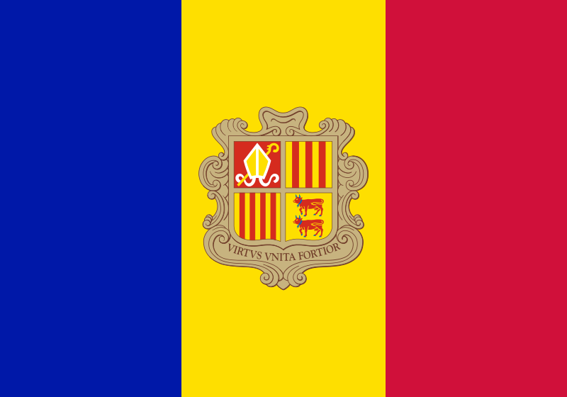 Landesflagge Andorra