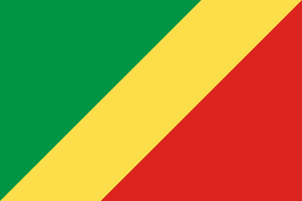 Republik Kongo Landesflagge