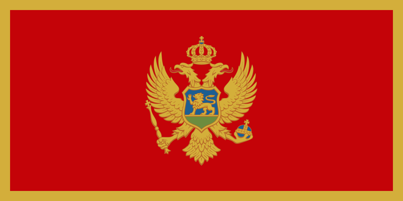Montenegro - Landesflagge
