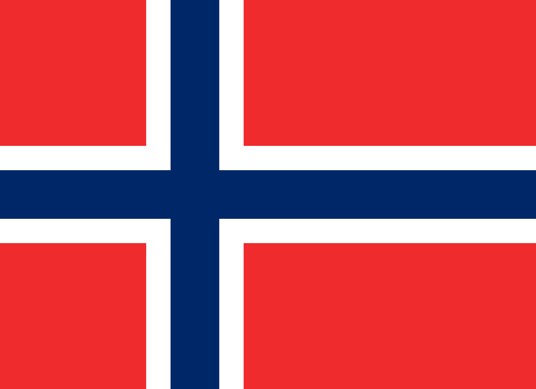 Norwegen - Landesflagge