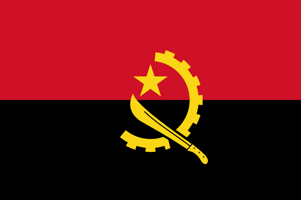 Angola - Landesflagge