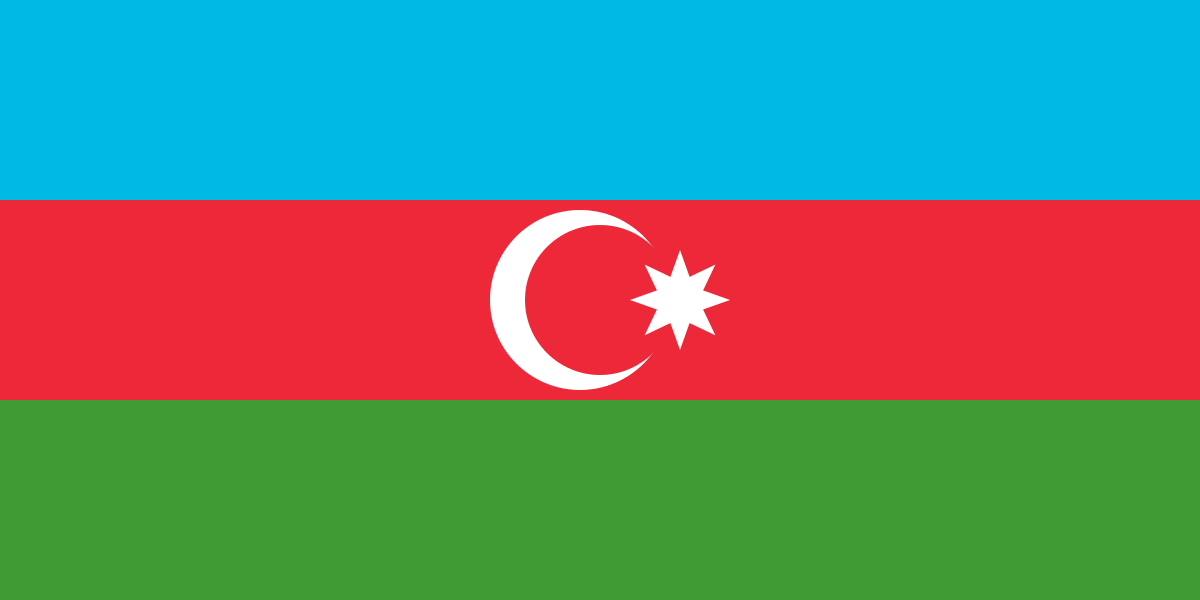 Aserbaidschan - Landesflagge