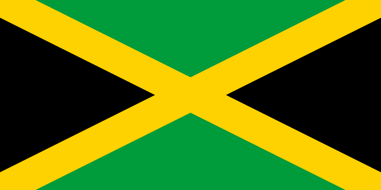 Jamaika - Landesflagge