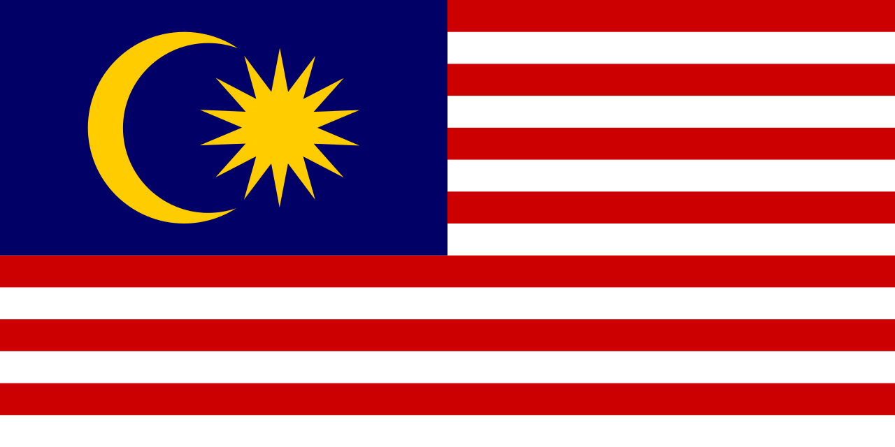 Malaysia - Landesflagge
