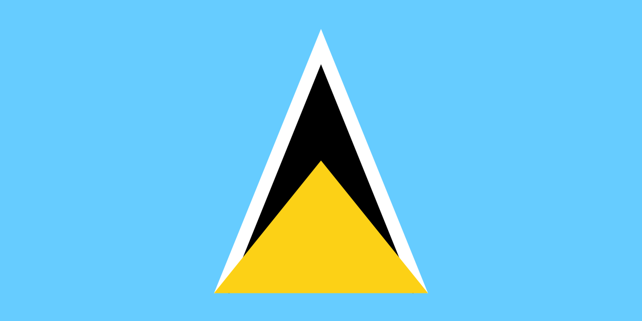 St. Lucia - Landesflagge
