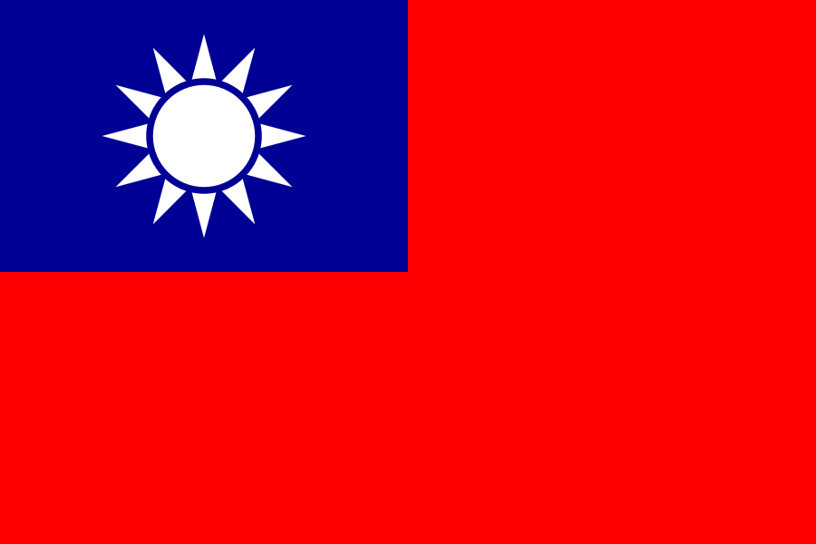 Taiwan - Landesflagge