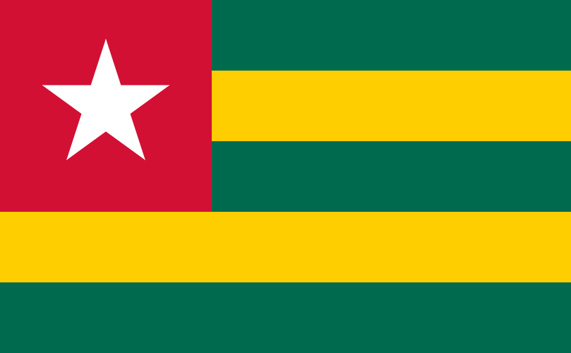 Togo - Landesflagge