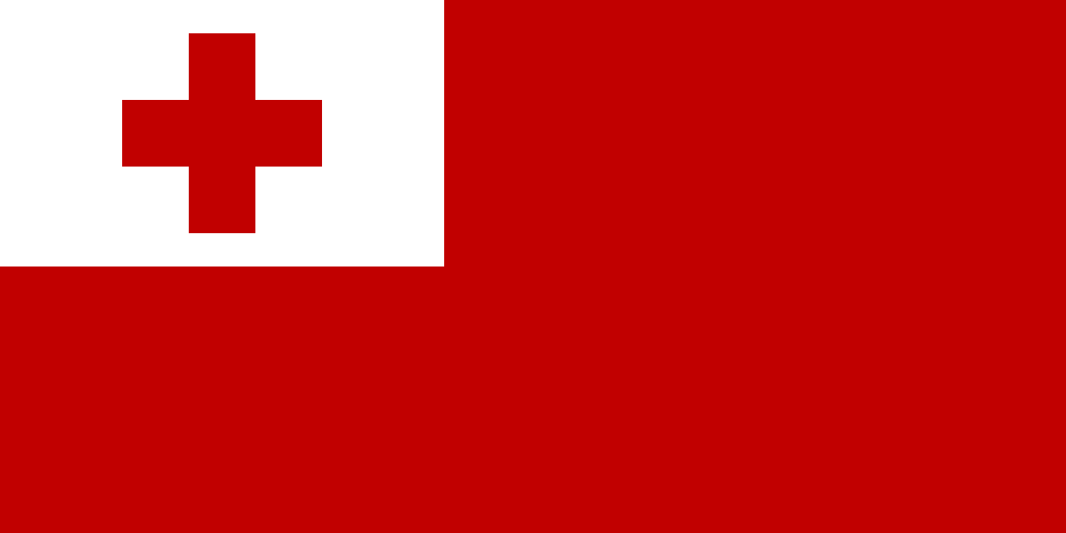 Tonga - Landesflagge