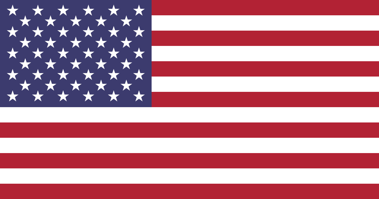 USA - Vereinigte Staaten von Amerika - Landesflagge