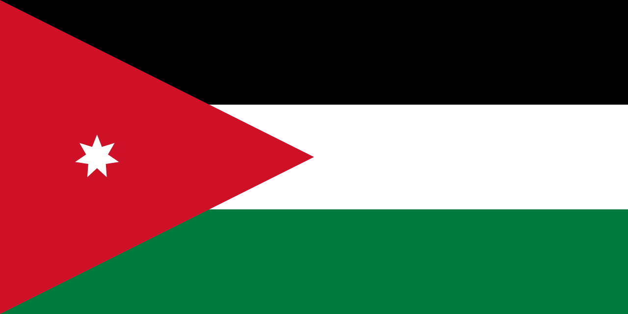 Jordanien - Landesflagge