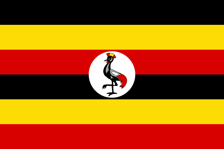 Uganda - Landesflagge