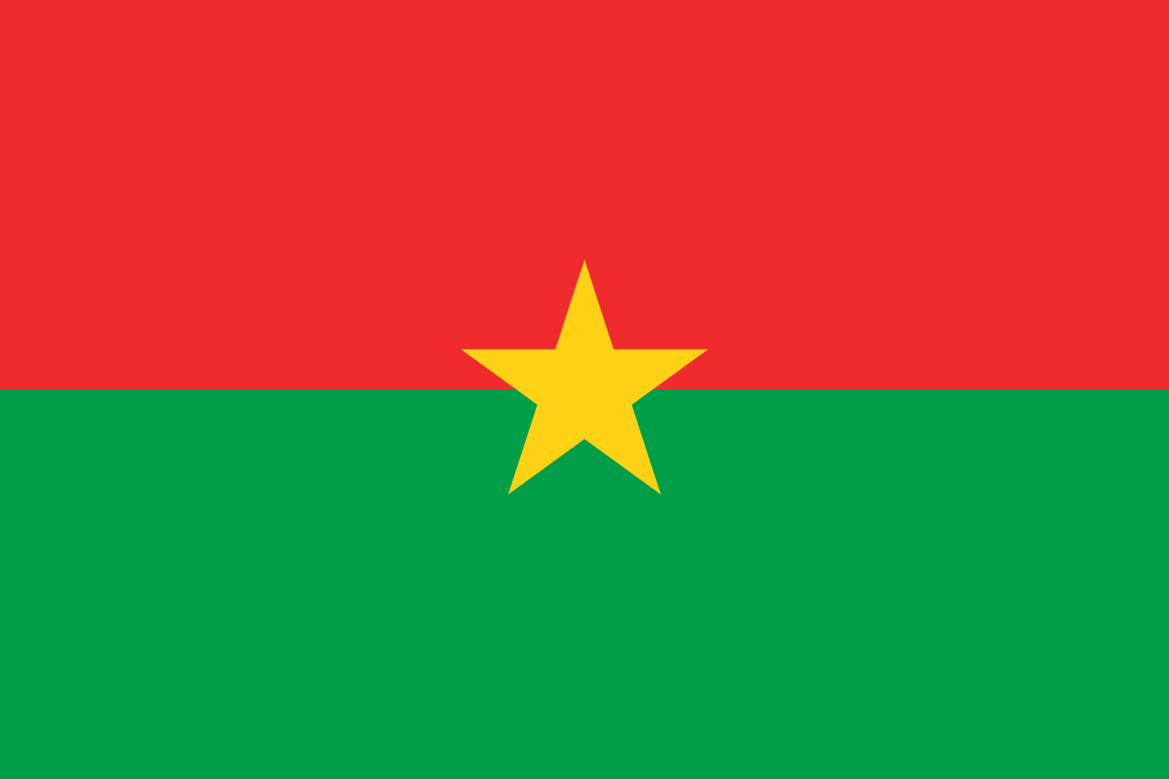 Burkina Faso - Landesflagge