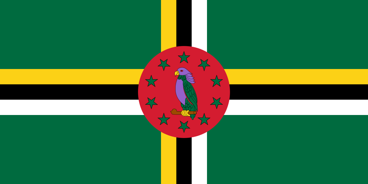 Dominica - Landesflagge
