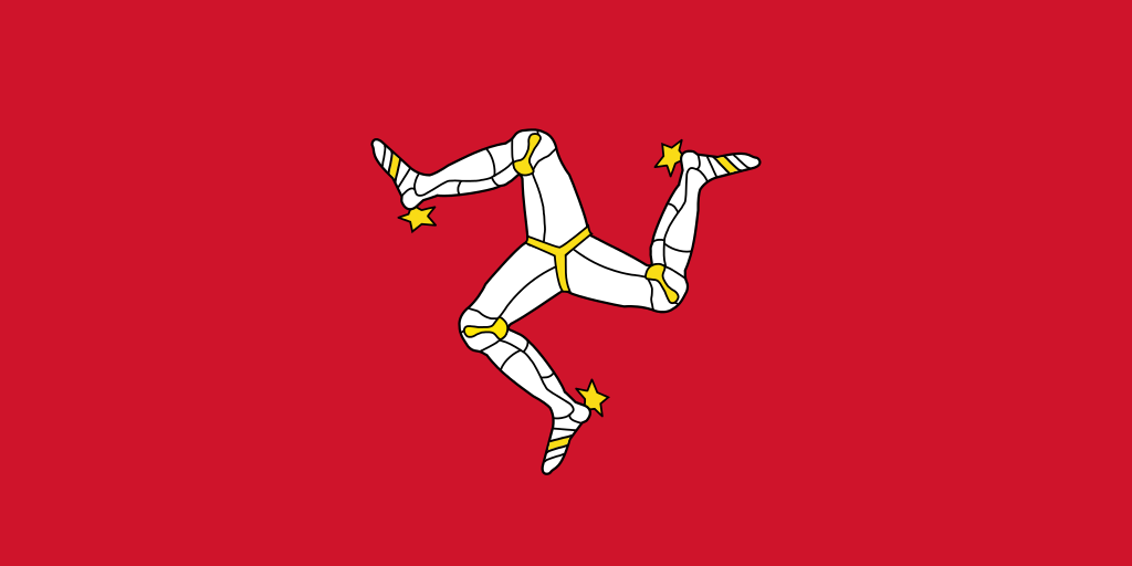 Isle of Man - Landesflagge