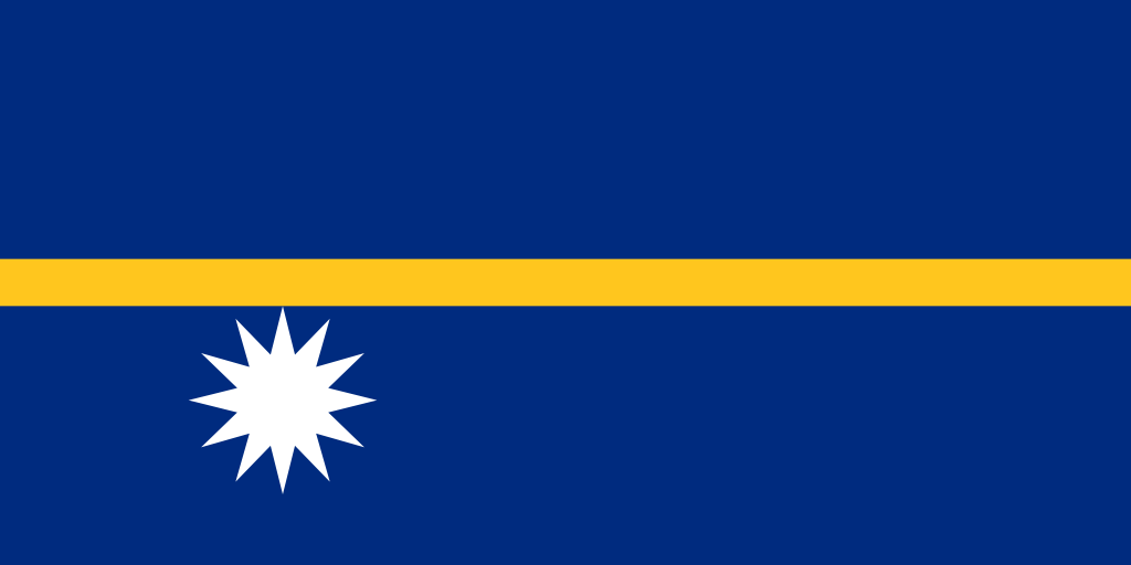 Nauru - Landesflagge