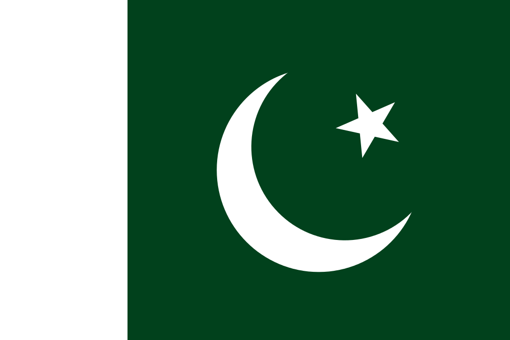 Pakistan - Landesflagge