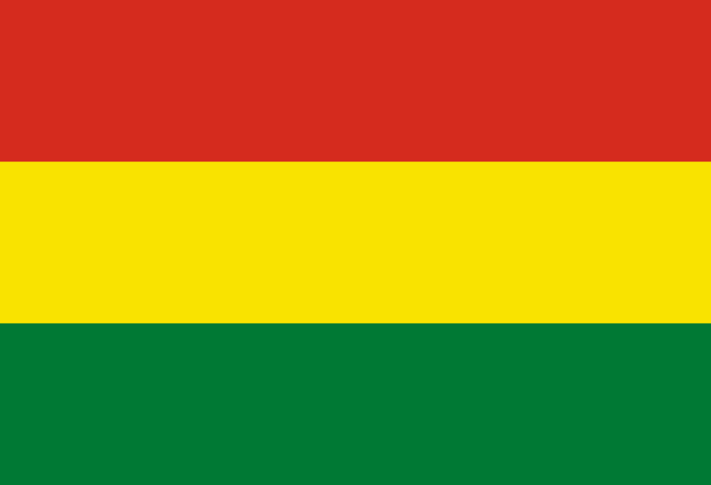 Bolivien - Landesflagge