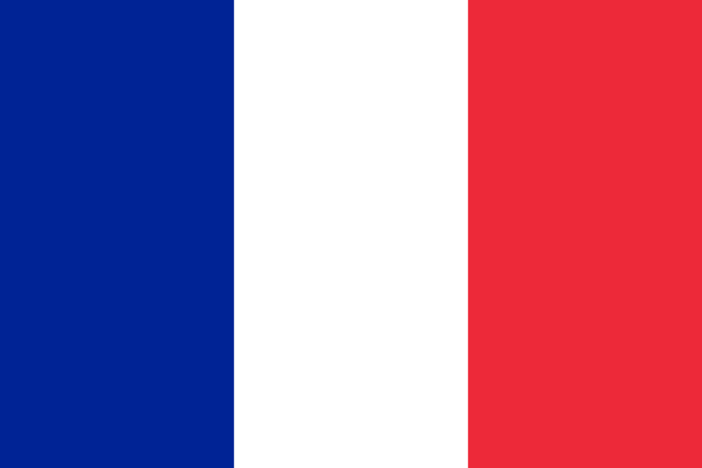 Frankreich - Landeflagge