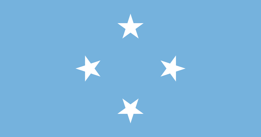 Föderierte Staaten von Mikronesien - Landesflagge