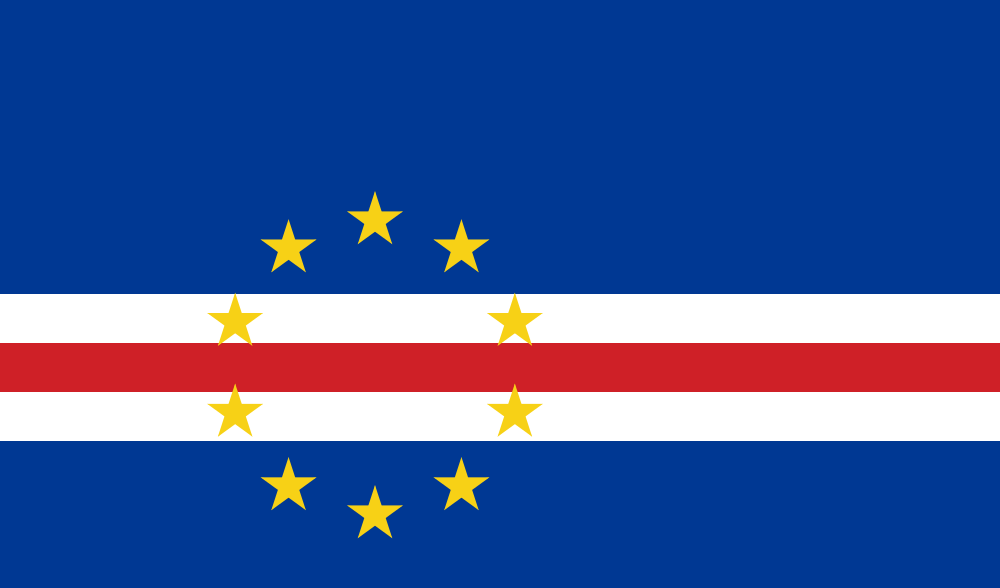 Kap Verde - Landesflagge
