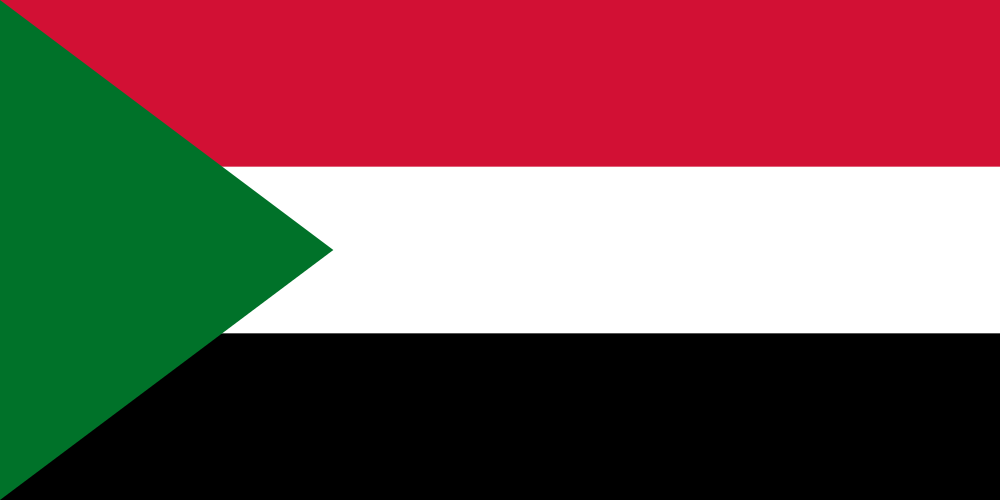 Sudan - Landesflagge