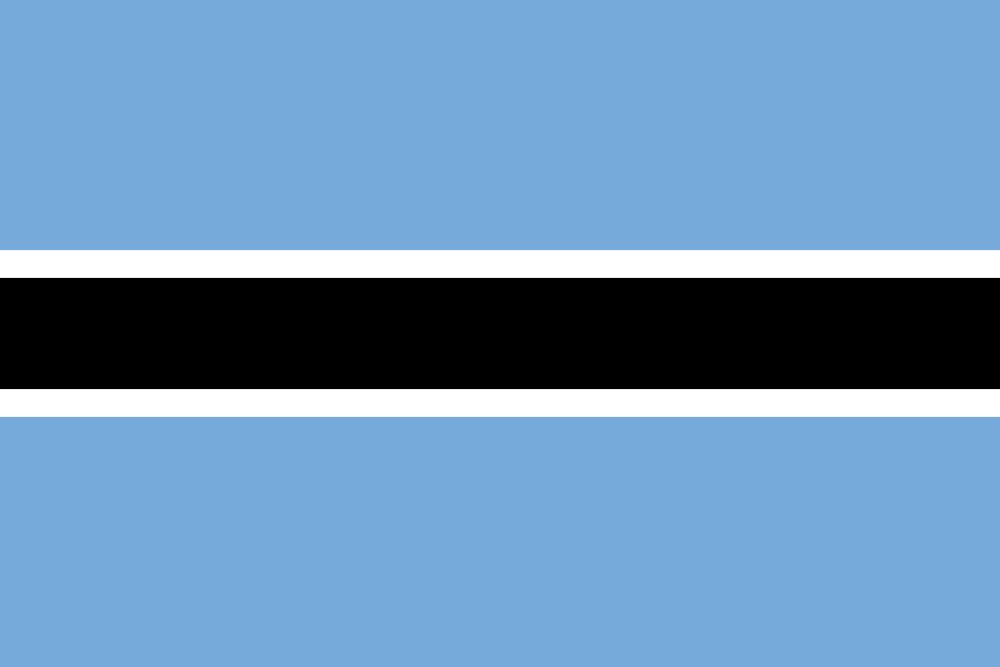 Botswana - Landesflagge