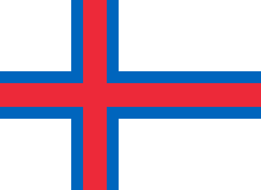 Färöer-Inseln - Landesflagge