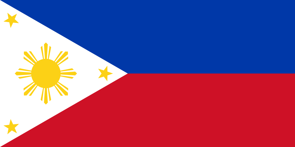 Philippinen - Landesflagge