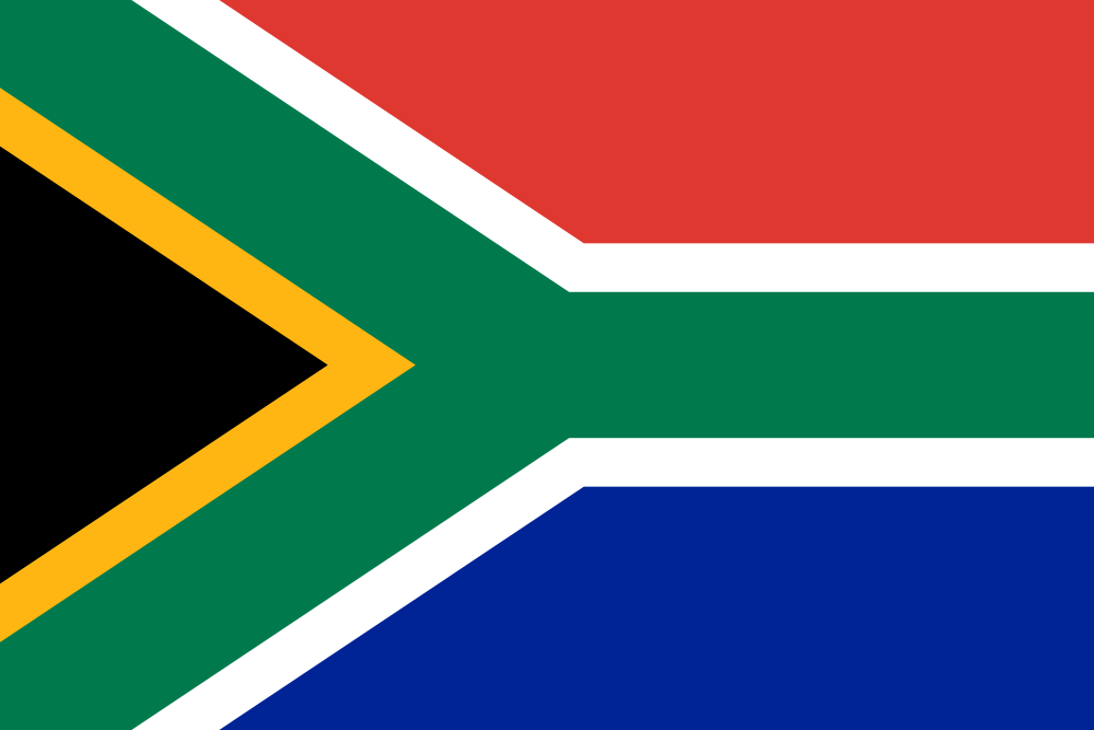 Südafrika - Landesflagge