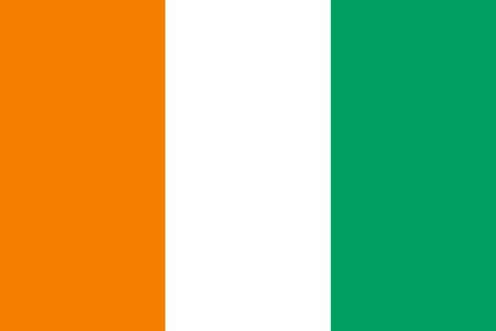 Elfenbeinküste Landesflagge